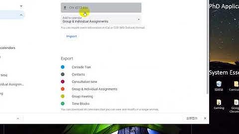How to import your Moodle events into Google Calendar