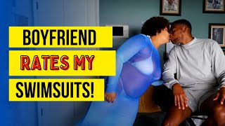 BOYFRIEND RATES MY SWIMSUITS ! | Kay & Tae