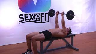 Close Grip EZ Bar Press, Tutorial, Exercise Video, Workout, SEXioFIT