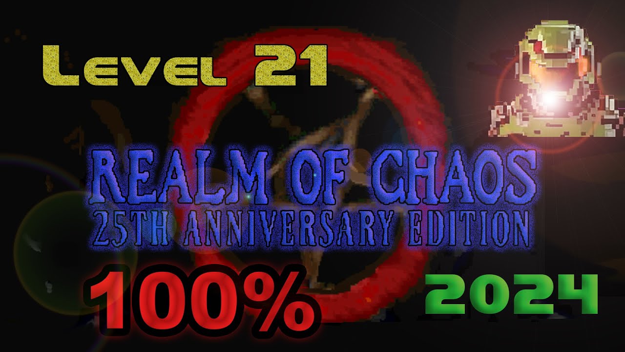 DOOM "Realm of Chaos" - 25th Anniversary (2024) Map 21 100%!