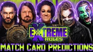 Wwe _ extreme rules 2020 | match card prediction highlights