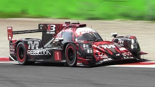 2018 Rebellion Oreca R-13 LMP1 Pure Sound on Track - Accelerations & Fly Bys!
