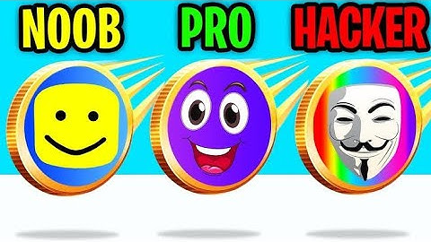 wowww🤩🤩🎯 coin 🪙 rush noob vs Pro vs hacker all max level iOS trailer gameplay walkthrough #relaxing