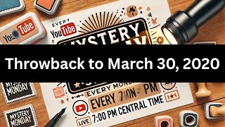 Throwback!  Mystery Monday Stamping March 30, 2020