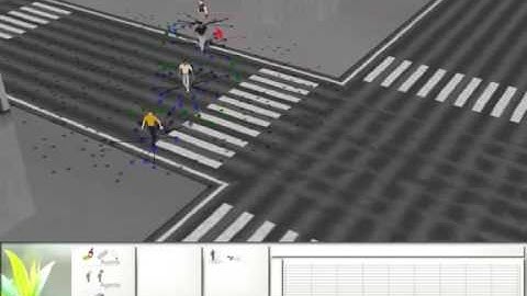 An Interactive Model for Steering Behaviors of Groups of Characters