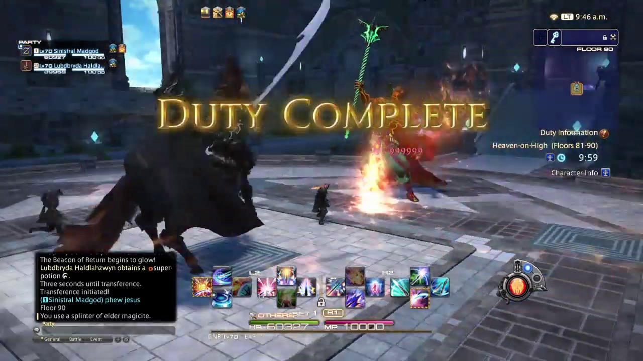 FFXIV - Heaven on High 90 Boss Odin'd