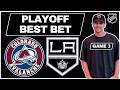 Avalanche vs Kings Prediction 4/23/26 NHL Playoff Picks | NHL Best Bets and Prediction - Nick Menken