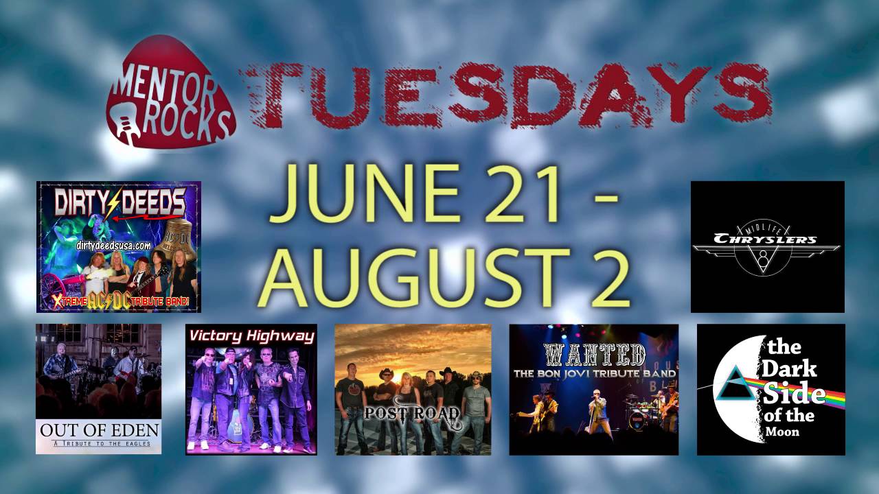 Mentor Rocks 2016 Band Lineup - YouTube
