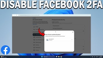 How To Disable Two Factor Authentication On Facebook - Easy Fix