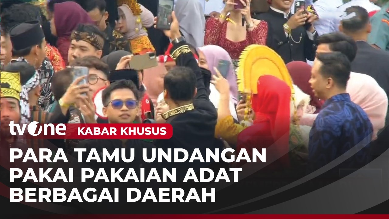 Melihat Ragam Pakaian Adat Para Tamu Undangan Upacara HUT ke 81 RI di Istana Merdeka