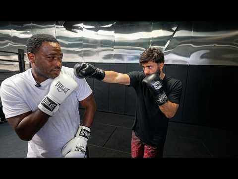 ADRIEN BRONER TRAINS ARMAN TSARUKYAN FOR ILIA TOPURIA
