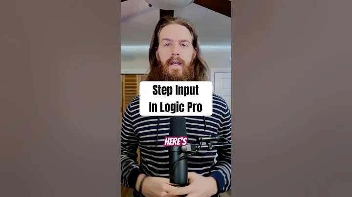 How to use Step Input to easily create MIDI chords in Logic Pro #musicproducer #logicprox