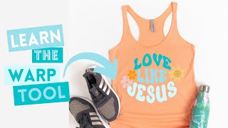 How To Make Retro Wave Text & More - Warp Tool in Design Space 2023