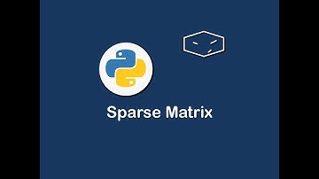 sparse matrix in python 😀