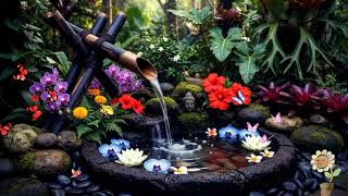Calm Your Mind: Bamboo Water Fountain & Relaxing Guitar