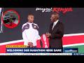 Watch How Pres Ruto welcomed Marathon Hero Sebastian Sawe in State House!🔥