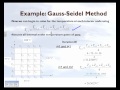 Elliptic PDEs: Gauss-Seidel Method