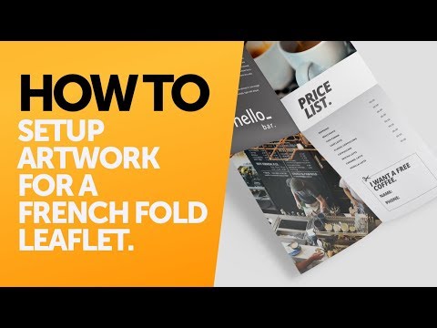 How to Set Up Artwork For a French Fold Leaflet (What Goes Where)