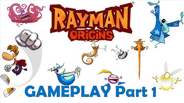 Rayman Origins Nintendo 3DS Gameplay Part 1 It