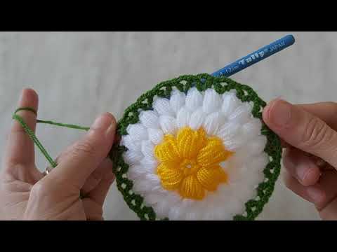 Sade - Yeşil - Sarı - Beyaz - Yeni Lif Modeli #serpilinelişidünyası - Kolay Lif Modeli - #crochet