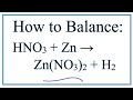 Balancing Chemical Equations Concepts