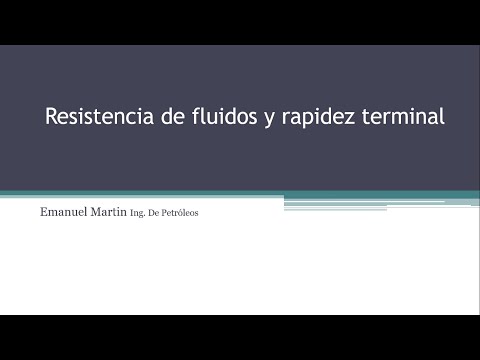 Video: ¿Qué es la fuerza de arrastre a la velocidad terminal?