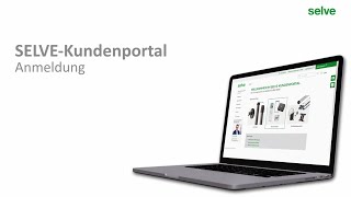 SELVE-Kundenportal: Anmeldung