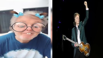 TWIST AND POUT Sir Paul McCartney, 79, makes the most of funny filters on Instagram