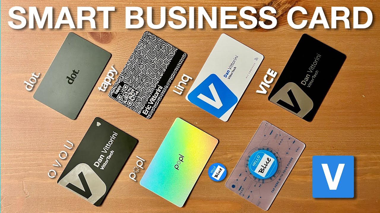 Metal Business Cards with Digital Business Card Feature