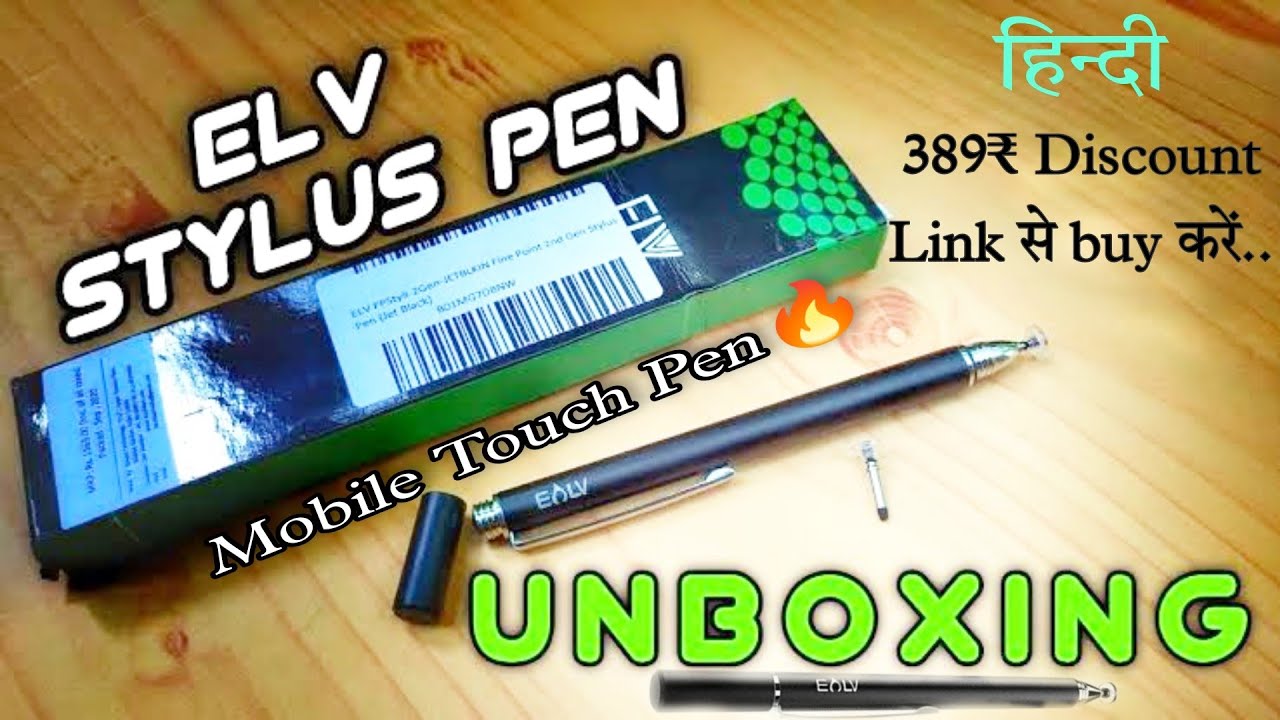 Elv stylus touch pen unboxing and review Best budget touch stylus pen