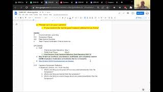 Capstone Week 14 Logistics-Spring 2022