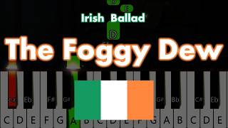 The Foggy Dew - Irish Rebel Ballad | Piano Tutorial with Notes 🇮🇪