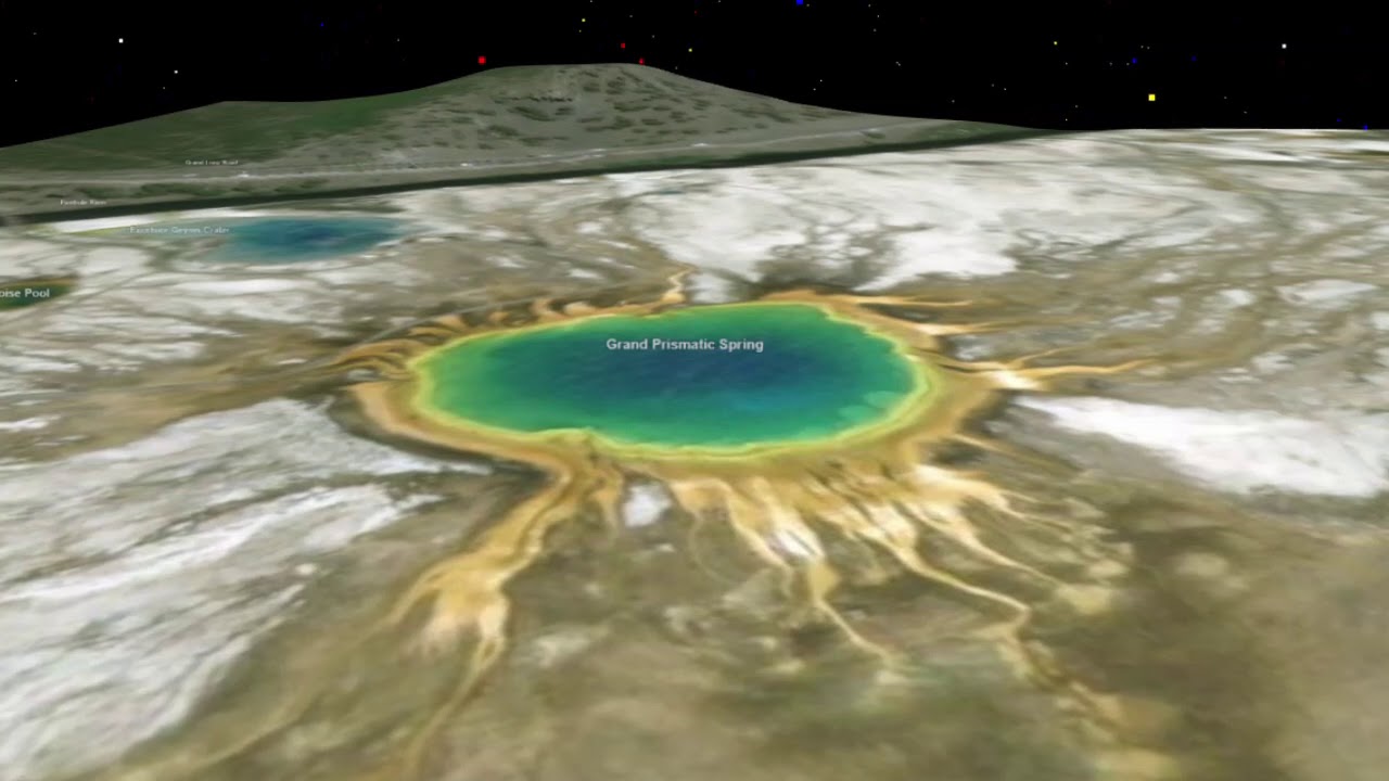 Yellowstone National Park Virtual Aerial Tour YouTube