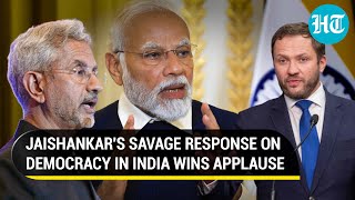 Jaishankar's Bold Reply To Estonian FM On Democracy; 'Believe Me, In India We Really...' | Watch