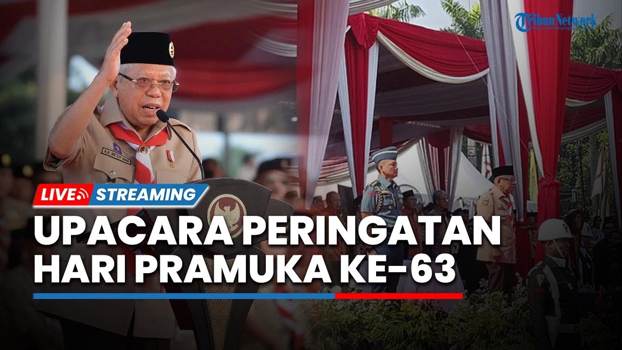 🔴LIVE Upacara Peringatan Hari Pramuka Nasional ke-63 Tahun 2024 - YouTube