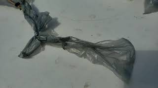 Garbage bag kite