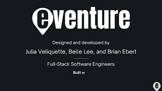 Eventure Demo  |  Event and Experience Sharing App  |  Built with React, FastAPI, and PostgreSQL