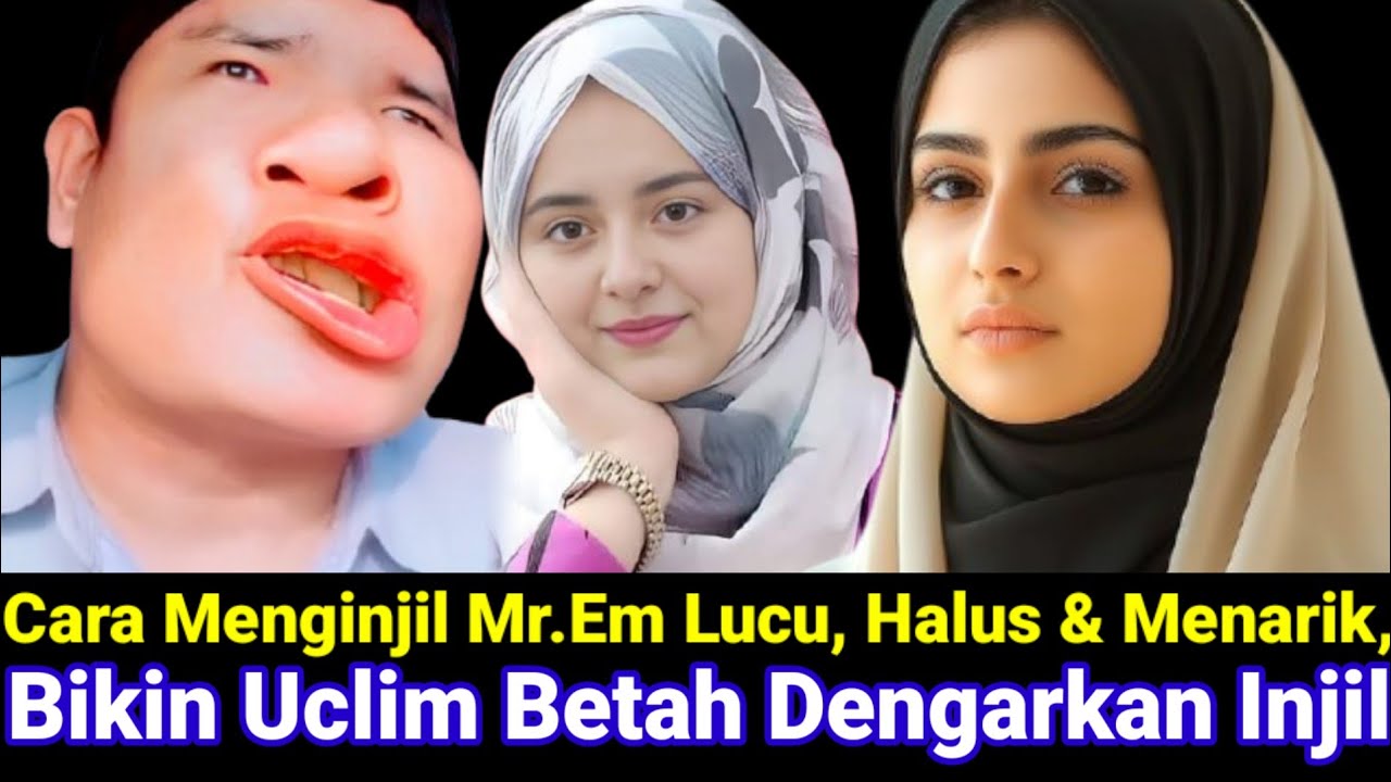MURID EDIS MAKIN MERAJA LELA‼️Trik Mr.Em Bikin Uclim Makin Betah Dengarkan Injil