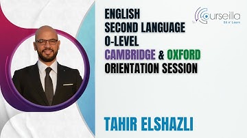 English Second Language-O Level-Cambridge & Oxford-Tahir Elshazli