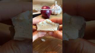 Frozen Tofu Hack (Air Fried Adobo Tofu) ✨ #cooking #tips #easy #recipes