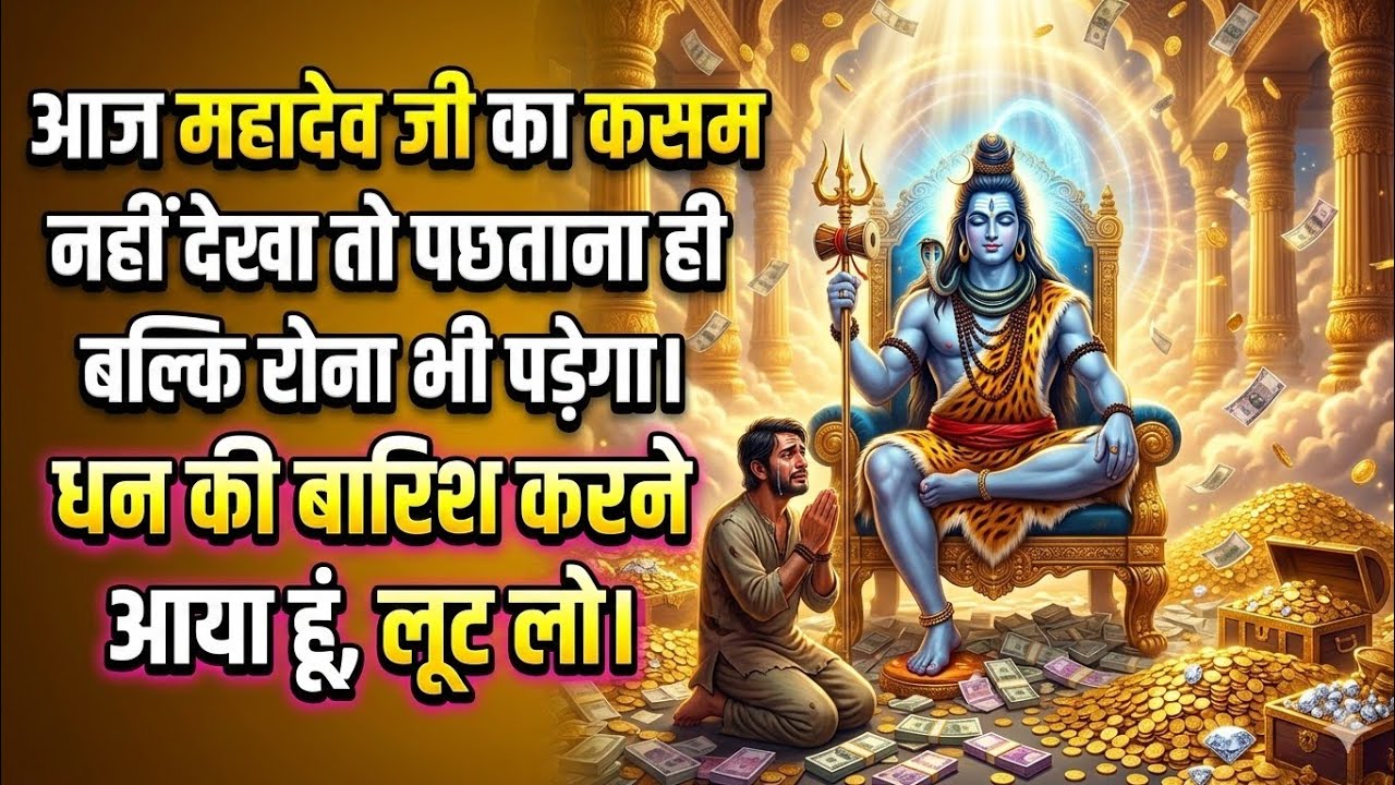 108🕉️आज महादेव जी का कसम नहीं देखा 😱तो पछताना ही नहीं बल्कि रोना भी पड़ेगा।। Mahadev Ji Ka Sandesh 🌈