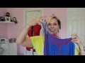 Sew a built in bra to a halter dress refashion diy project