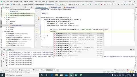 SnackBar in Android Kotlin