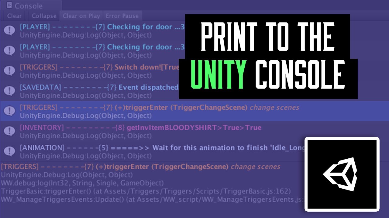 Print Console Unity