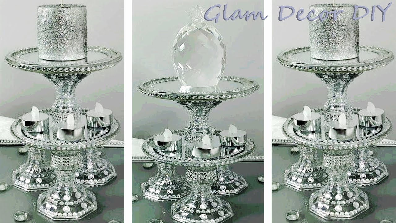 Mirror Candle Holder, Mirror Candle Plate Dollar Tree