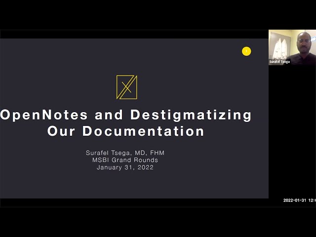 OpenNotes and Destigmatizing Our Documentation