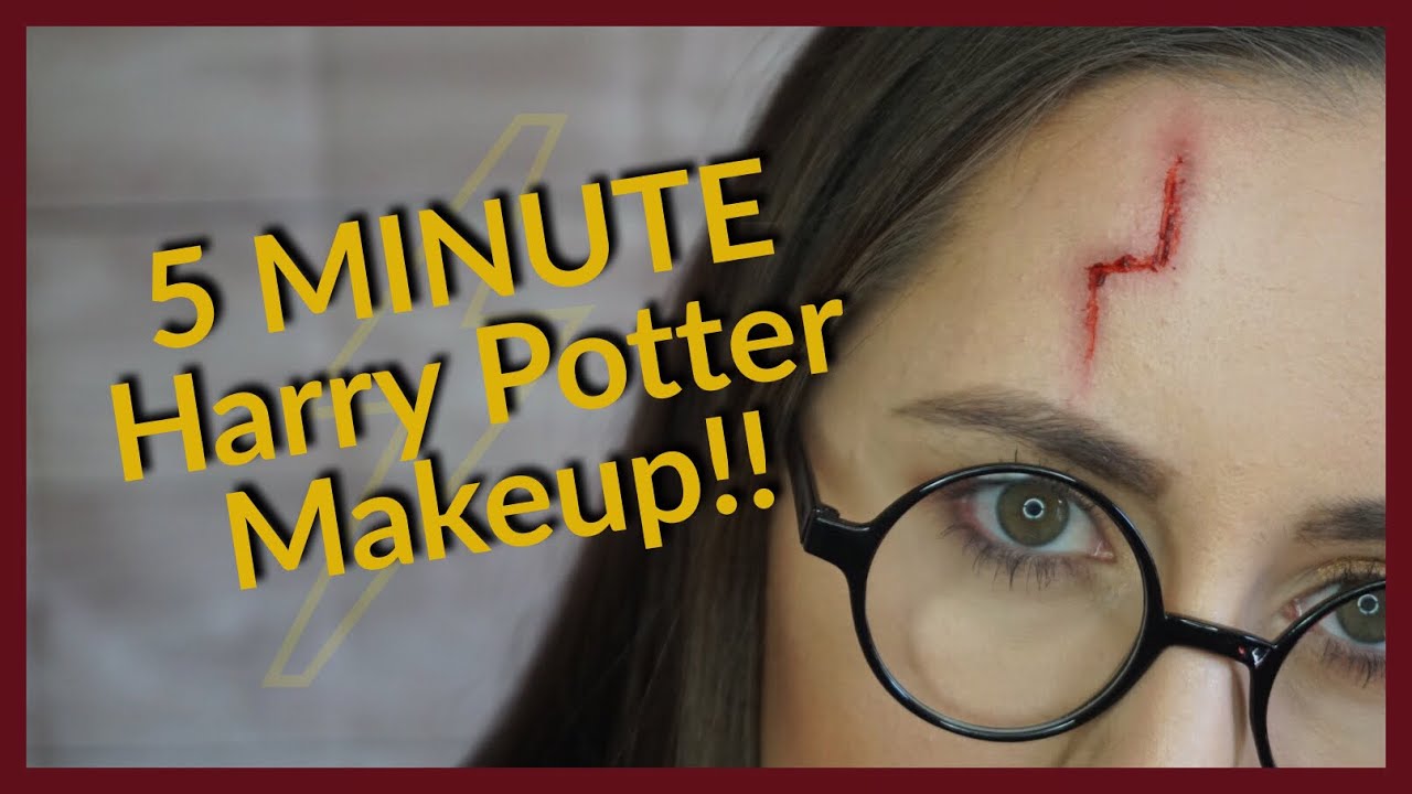 Harry Potter Halloween Makeup Tutorial (THE EASY WAY!!) 