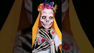 Maquillaje de catrina 🔥🎨 #maquillaje #caracterización #catrina #makeup #viral