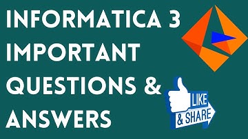 Three Important Interview Questions About Informatica| Informatica SQL Oracle 3 Questions|