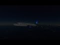 Microsoft Flight Simulator landing Boeing 737-700 PMDG